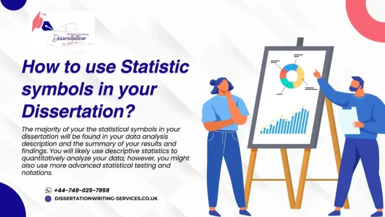 How to use Statistic symbols in your Dissertation?