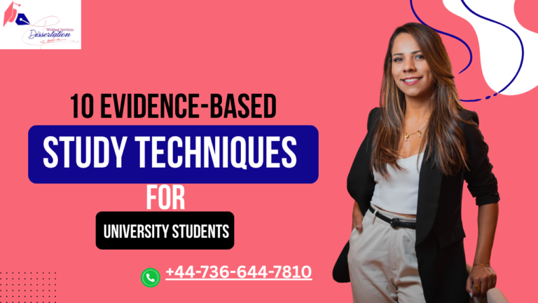 10 Evidence-Based Study Techniques for University Students
