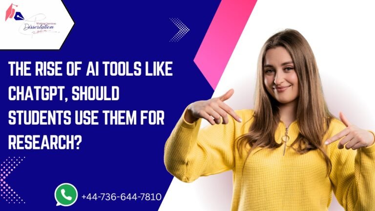 The rise of AI tools like ChatGPT, should students use them for research?